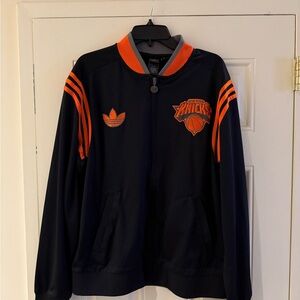 Adidas Black and Orange Track Jacket